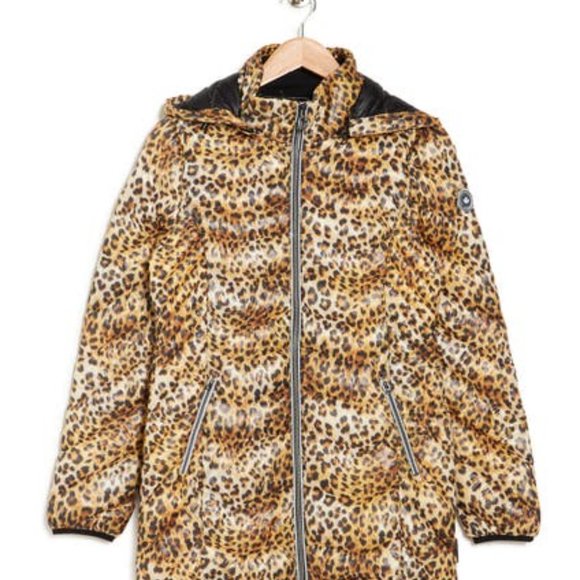 NOIZE Lightweight Cheetah Puffer Jacket XL - Picture 4 of 5